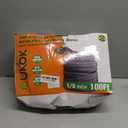 2025 Upgraded 100FT Non-Expanding Garden Hose, Ultra-Light & Flexible Water Hose - Burst-Resistant, Kink-Free, High-Pressure, All-Weather Use for Lawns, Gardens, and Outdoor Cleaning