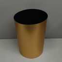 Umbra Metalla 4.75-Gallon(18L) Trash Can, Matte, Brass Look