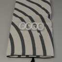 Boho Mid Century Leaf Shower Curtain Set,Arch Sun Design,Minimalistic Leaves Pattern,Waterproof and Luxurious Fabric-12 Hooks(Black and White-72" x 72") (72"W x 72"L (Pack of 1), Cream)