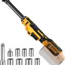 3/8" Cordless Ratchet Wrench Compatible with Dewalt 20V MAX Batteries(No Battery)6-inch Extended Ratchet Wrench, 60Ft-lbs Cordless Ratchet,Power Electric Ratchet Driver with Variable Speed