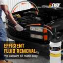 EWK 8L Heavy Duty Manual Oil Extractor Change Pump, Fluid Extractor with Reinforced Tank, Oil Change Pump for Auto Car, Boat, Motorcycle