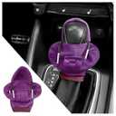 YGDMD Car Gear Shift Cover, Cute Gear Shift Knob Cover with Fashionable Mini People Design, Universal Gears Shifts Hoodie for Most Car Gears Shifts Levers Cars Interior Accessories (Purple)