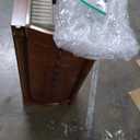 Hives and Honey Florence Jewelry Armoire  Jewelry Storage Organizer with 8 Felt-Lined Drawers, Vanity Mirror, Ring Rolls, Tangle-Free Necklace Hooks, Locking Lid (Walnut)