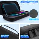 Omivine Carrying Case for Nintendo Switch 2 (2025), Large Capacity Travel Case for Switch 2 with 24 Game Card Slots, Protective Hard Shell Carry Pouch Storage Bag for Game Console and Accessories