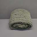 Amlie Home Chunky Knit Throw Blanket for Couch, Soft Chenille Crochet Blanket for Children, 40"x50", Sage Green