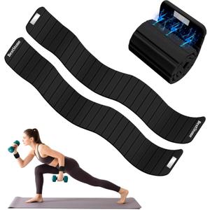 Wrist Weights & Ankle Weights  2 Pack (1.1 lbs Each), Adjustable Arm, Leg & Hand Weights Set for Women, Magnetic Fitness Weights for Gym, Pilates, Walking, Yoga & Home Workout (Black)