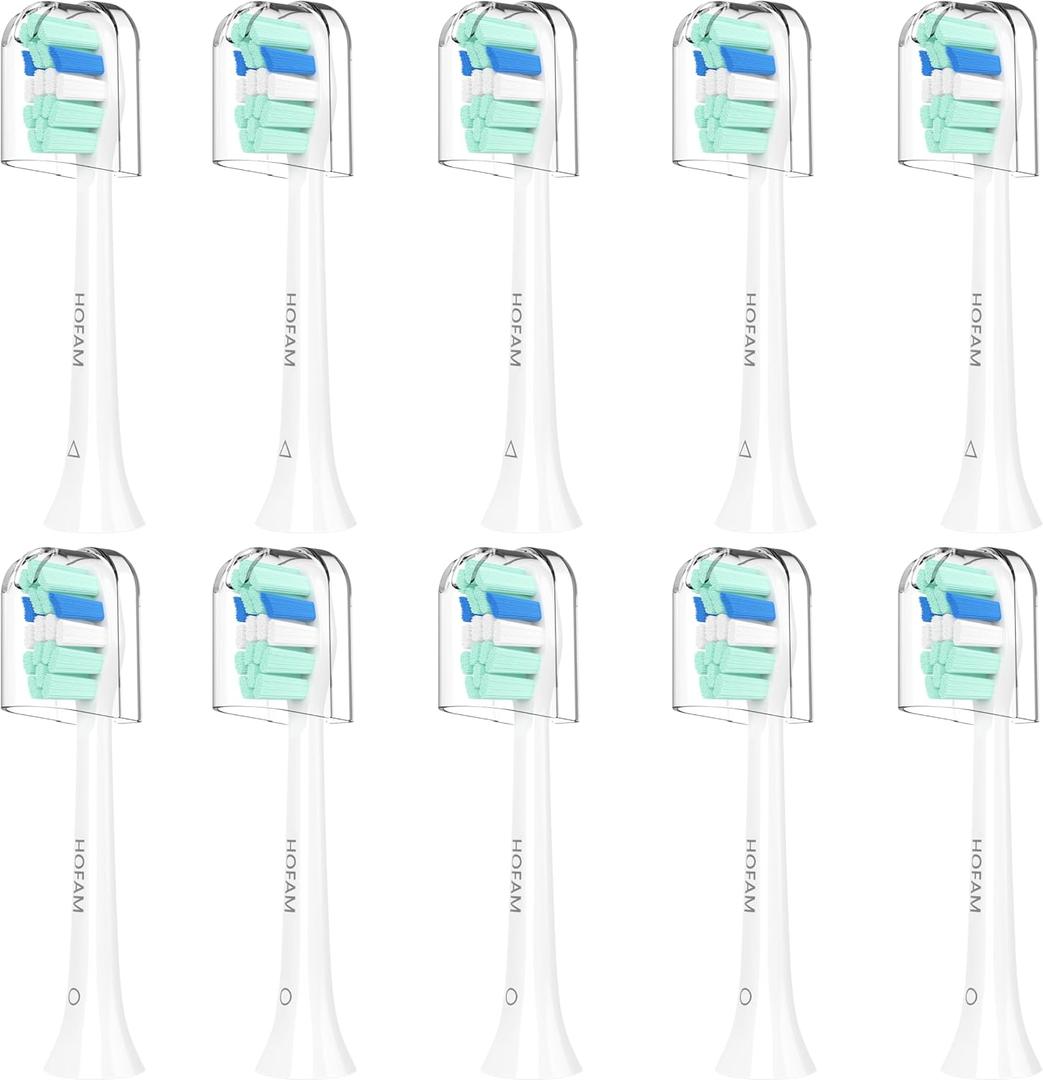 Replacement Toothbrush Heads for Philips Sonicare Replacement Heads,Electric Replacement Brush Head Compatible with Phillips Sonicare Electric Toothbrush,for Philips Sonic Care Brush,10 Pcs