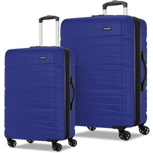 Samsonite Evolve SE Hardside Expandable Luggage with Spinners | Saphir Blue | 2PC SET (Carry-on/Large), 2 - Piece Set