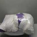 HOMELAB Adjustable Shredded Memory Foam Pillow Queen Size, Cooling Bed Pillow for Sleeping with Removable Cover, Medium Pillow for Side Stomach & Back Sleepers, 1 Pack 20"x28" (White)