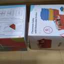 2 x6 Pack Classroom Caddy, Plastic Caddies with Handle & Removable Dividers