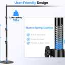 EMART Backdrop Stand Heavy Duty 1010ft Adjustable Pipe and Drape Photo Booth Kit with Clamps, Water Bags, Anti-Slip Pads, Carry Bag for Photography, Wedding, Party Decorations, 10 x10