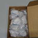 9BUILD 10 Pack 1.2 Inch Brushed Satin Nickel Cabinet Knobs - Square Kitchen Knobs for Cabinets and Dressers