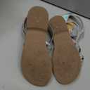 Vonair Girls Sandals Strappy Gladiator with Zipper Comfort Summer Shoes, Size 13