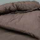 Paxrac Earthy Brown Comforter Full Size, Neutral 3 Pieces Comforter Set, Lightweight Solid Bedding Set, All Seasons Soft Fluffy Full Comforter Set (80x90In Comforter & 2 Pillowcases)