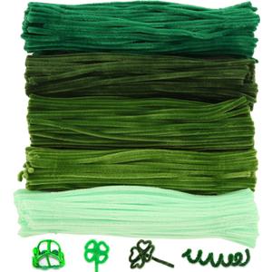WOPPLXY 1500 Pieces Pipe Cleaners Chenille Stems, 12 Inch Craft Supplies Bulk for DIY Art and Craft Projects Creative Gift Wrapping Party Decorations (Green)