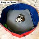 Artilife Whelping Pen for Dogs,Whelping Box for Dogs and Puppies,Dog Birth Supplies,Portable Whelping Pool Whelping Box,Foldable Dog Bath Pool (63inch Dia.x12inch H(160x30cm))