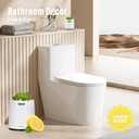 2 Pack Artificial Succulent Plants with Subtle Lemon, Faux Indoor Plants for Home Decor, Small Fake Plant for Bathroom, Bedroom, Office Decor, Aesthetic Room Accessories, Housewarming Gift