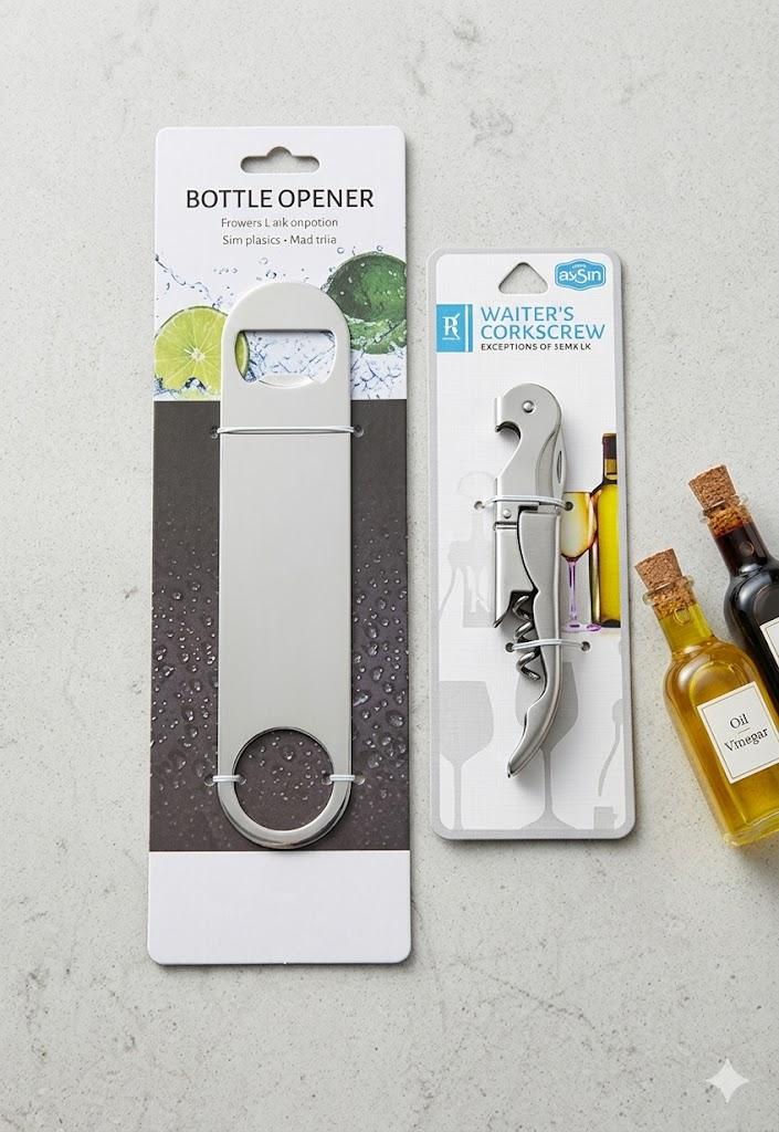 Bottle Opener & Corkscrew