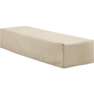 Crosley Furniture Patio Furniture Covers, Waterproof Outdoor Chaise Lounge Cover for Backyard, Tan