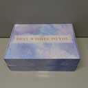 2 x Aesthetic Decorative Books for Home Decor, Set of 2 Linen Faux Book Storage Boxes, Decorative Book Boxes for Coffee Table, Bookshelf, Mantel, Living Room, Office, Bedroom (Green+Beige)