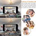 12-Pack Dimmable E12 LED Candelabra Bulbs 40Watt Equivalent, 2700K Warm White, 450Lumens, 4W B11 Vintage Chandelier Light Bulbs, LED Filament Clear Glass Candle Lamp for Ceiling Fan Home Decor1