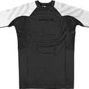 Sanabul Essential Long Sleeve Compression Training Rash Guard for MMA BJJ Wrestling Grappling and No Gi Jiu Jitsu Rashguard - White, Small