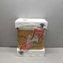 OYEARS 23" Table Lamps for Living Room Set of 2 Bedside Lamps for Night Stands Bedroom Lamps Farmhouse Rattan Boho Lamp Glass Nightlight End Table Lamp with USB C+A (Black),Two Light Points