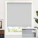 LazBlinds Cordless Cellular Shades, No Tools No Drill Light Filtering Honeycomb Shades Pleated Blinds for Windows, 31'' W x 64'' H, Dark Grey
