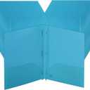 Mr. Pen- Plastic Folders with Pockets and Prongs, 24 Pack, Letter Size | Flexible Plastic Folders with Prongs