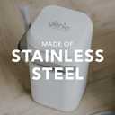 Litter Genie Platinum Pail Made of Durable Stainless Steel Includes 1 Easy Roll Refill