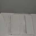 Mahjong Rack with Pushers, 4-Piece Premium Acrylic Mahjong Racks with Built-in Pushers & Rotating Bases - Crystal-Clear Set for Easy Play