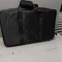 22" x 12.5" Guitar Pedal Board with Power Supply Tray, Carry Bag & Mounting Tapes Included (Black, SPB-22S)