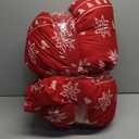 Bedsure Christmas Comforter Set King - Christmas Bed Set with Snowflakes, Soft Bedding for Holiday, 3 Pieces, 1 Soft Snowflake Printed Comforter and 2 Pillow Shams