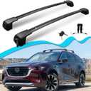 Roof Racks for Mazda CX90 & PHEV - Hidden Lock Cylinder Cross Bars, Fits Multiple Kayaks, or a Mix of Kayaks and Bikes | 2024-2026