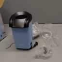 Tasty Hot Air Popcorn Popper, Healthy and Delicious Popcorn in Minutes, Fast and Easy-to-Use, Built-In Measuring Cup and Butter Warmer, 8 Cups, Blue