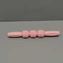 Muscle Roller Stick for Legs,11.6IN Physical Massager 3-Balls Massage Roller Stick Trigger Point Massage Fascia Roller for Leg Calf Abdominal Neck Arms Relieve Muscle Soreness-Pink