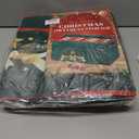 Christmas Ornament Storage Box Fits 128-3'' Holiday Ornaments Christmas Ornament Organizer Storage Box Christmas Decorations with Dividers (Green)