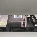 Black Kitchen Faucet with Pull Down Sprayer, Waterfall Pull Out Kitchen Faucet with Temperature(Batteries-Free), 4 Mode Faucet & 360 Swivel Spout, Single Handle Faucet for 1 Hole Sink