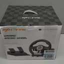 PXN PC Racing Steering Wheel, V3II USB Car Driving Simulator Race Gaming Steering Wheel with Pedals for Windows PC, PS3, PS4, Nintendo Switch, Xbox One, Xbox Series X/S (Black)