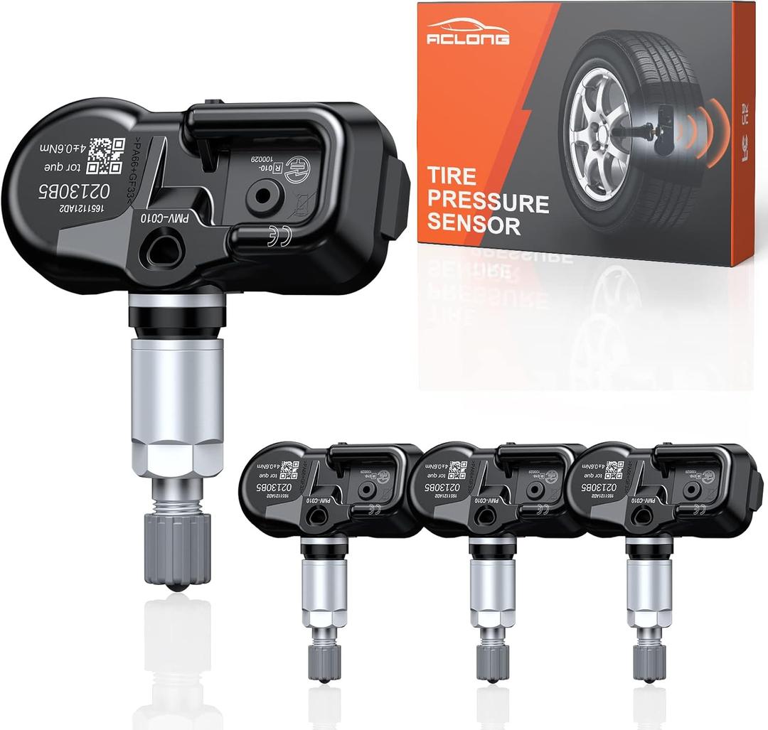 ACLONG TPMS Tire Pressure Sensor fit for Toyota Camry Prius Corolla RAV4 Highlander Avalon Yaris Hilux Land Cruiser, 315MHz Tire Pressure Monitoring System Replacement 4260706020 4260730060 -Set of 4