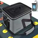 20L Cooler Bag, Large 5-Layer Leakproof Insulated Cooler with Bottle Opener, Removable Inner Liner Cooler Bag for Travel, Camping, Picnic, Paddle Board
