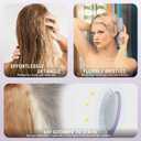 2 x NewSea Detangling Brush  Anti-Static, Flexible Bristles for Wet & Dry Hair, Eco-Friendly, Purple, for Straight & Wavy Hair