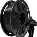 FLASHFORGE PLA Filament 1.75mm, 3D Printer Filament 1kg (2.2lbs) Spool, Dimensional Accuracy +/- 0.02mm, 3D Printing Filament Easy to Use and Fits for Most FDM 3D Printers (Black)