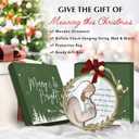 2 x Miscarriage Christmas Ornament 2025  Angel Baby Remembrance Gift for Mothers, Parents, Sympathy Memorial Ornament for Loss of Child or Infant  Be with Jesus Wooden Condolence Ornament Hanging Decor