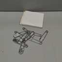 Juexica 10 Pcs 4 Inch Jumbo Stainless Steel Safety Pins Large Heavy Duty Huge Strong Laundry Pins for Upholstery Sewing Quilting Key Rings Craft Outdoor(Silver)