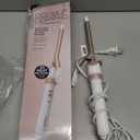 Conair Double Ceramic -Inch Curling Iron, -Inch Barrel Creates Spiral Curls, Hair Curler for Use on Short to Medium Hair, White/Rose Gold