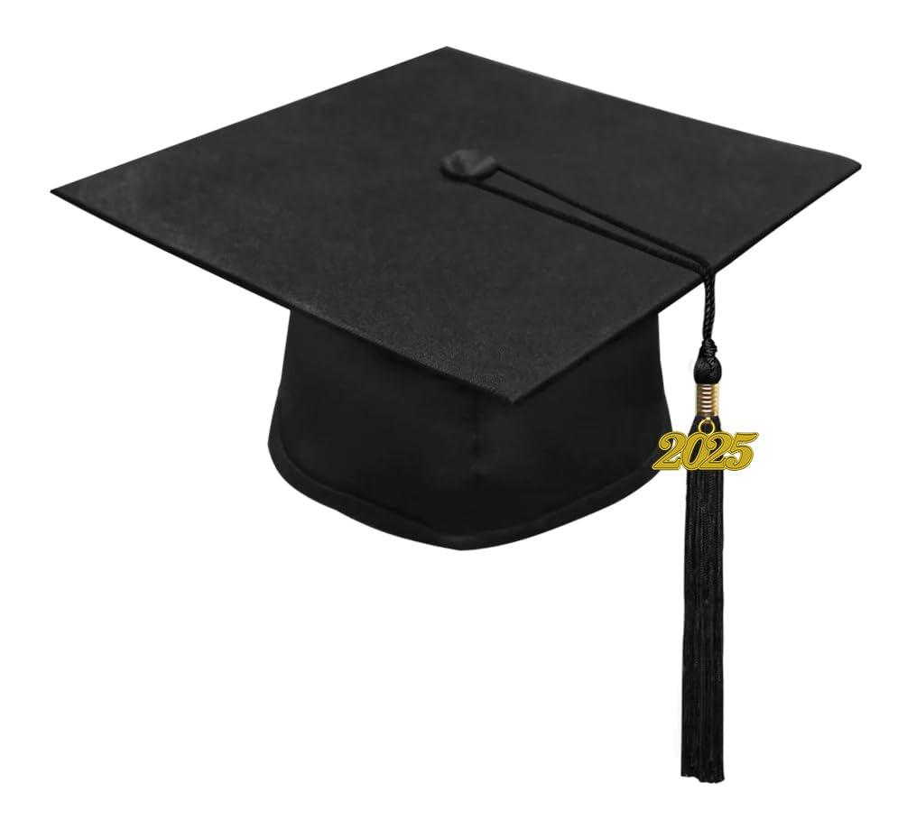 CLERKMANS Unisex Deluxe Masters Graduation Cap