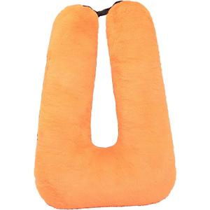 S-SNAIL-OO Travel Pillow Car Pillow(28x18in) U Shaped Cushion Pillow, Long Distance Travel Sleep Pillow for Head and Body Support for Adults Children (Orange)