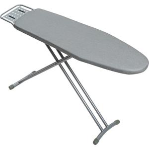 Ironing Board Full Size, BlissBoard 43"x13" Sturdy Heavy Duty Iron Board with Iron Rest, Heat Resistant Cover with Ultra Thick Padding, Height Adjustable, Silver
