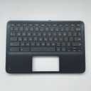 Replacement for HP Chromebook x360 G3 EE 11 Laptop Upper Case Palmrest Keyboard Assembly Part Non-WFC L92214-001